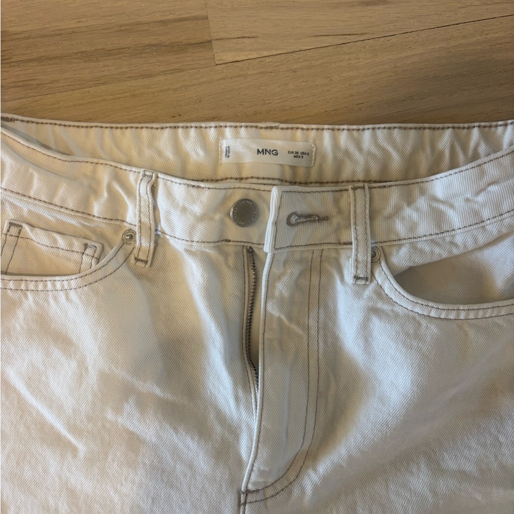 Women's White Jeans | MANGO - Picture 2 of 3
